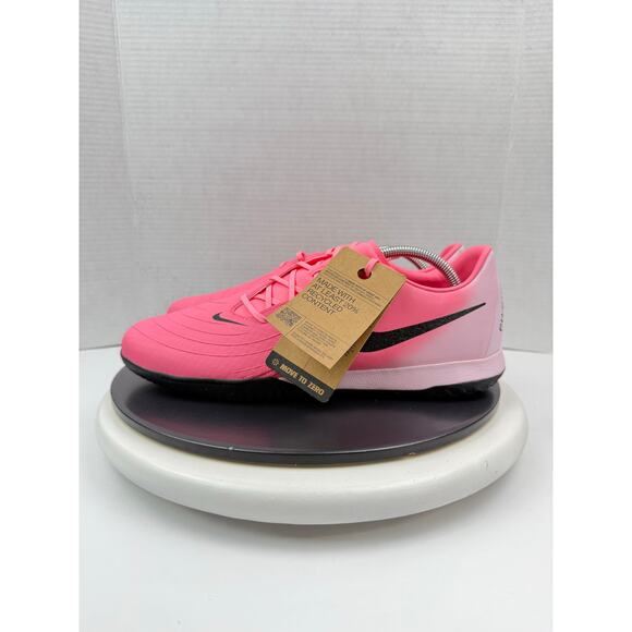 Nike Phantom GX II Academy Mens Size 12 Shoes Pink Indoor Turf Soccer Cleats NEW - Picture 1 of 9